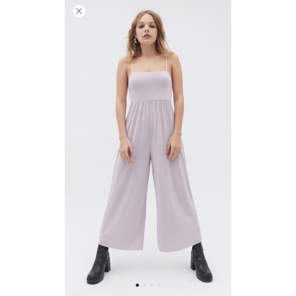 UO Baby Pink Empire-Waist Jumpsuit